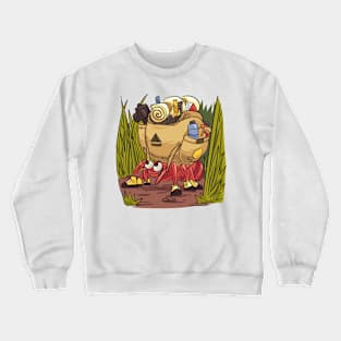 I Love Camping Crab Camping Cute Crab Animals Lover Crewneck Sweatshirt